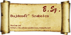 Bujdosó Szabolcs névjegykártya